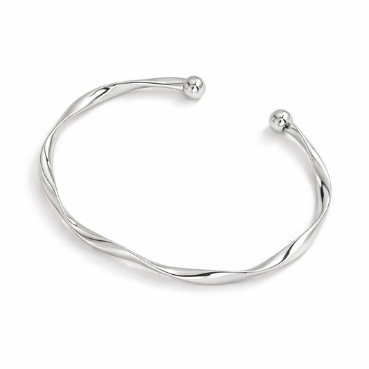 Twisted Elegance Cuff Bracelet